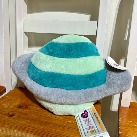 Parent's Choice Plush Toddler Pillow Astronaut Plush White w Blue Trim Sleep Toy - Picture 5 of 8